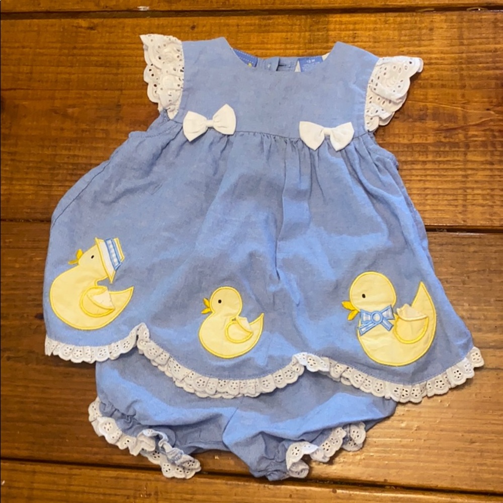 Baby Crew Duck Diaper Set